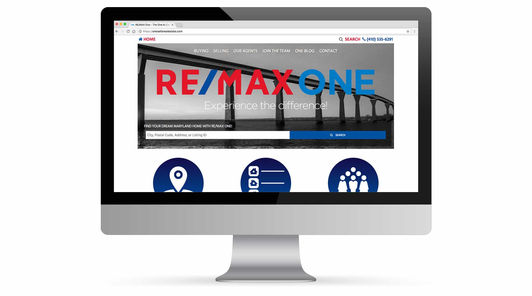 REMAX One Website Portfolio.